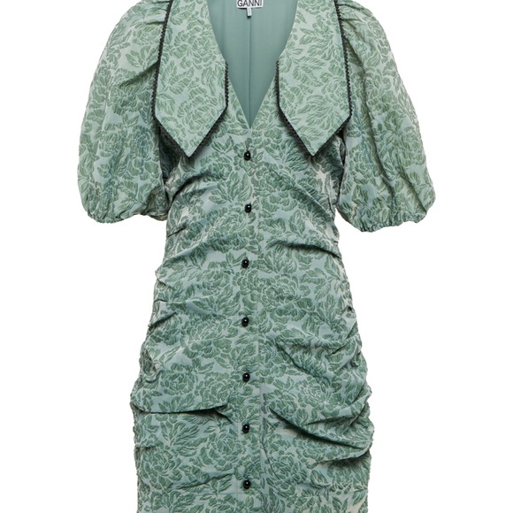 Ganni Jacquard organza minidress - Picture 4 of 6